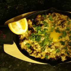 A picture of Sizzling Pork Sisig.