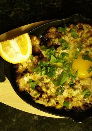 A picture of Sizzling Pork Sisig.