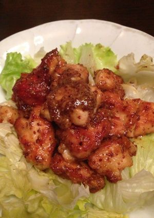 A picture of Easy Grainy Mustard Chicken (Great For Bentos Too).