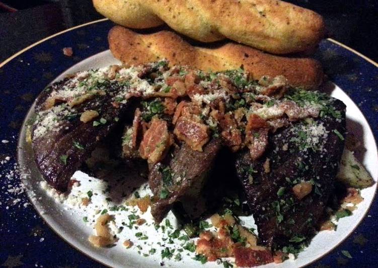 Steak and Spring Herbs