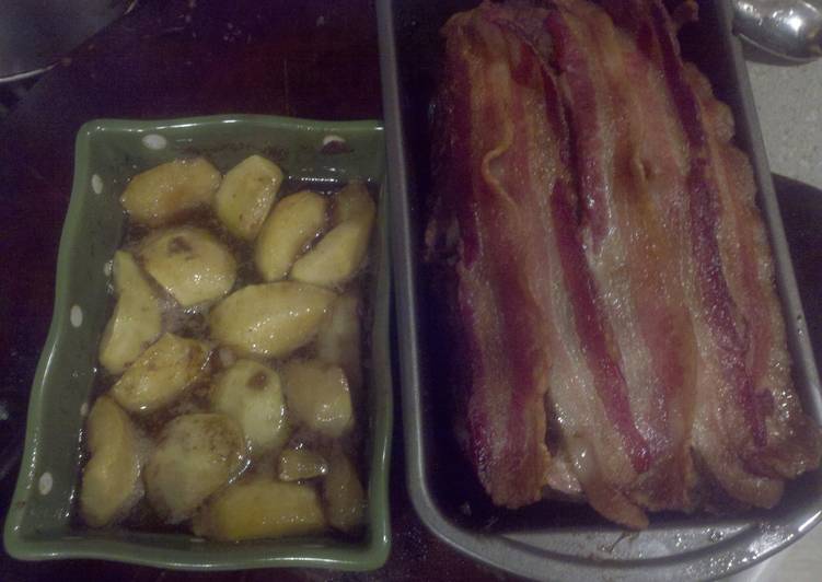 Recipe of Homemade Bria&#39;s apple bacon meatloaf