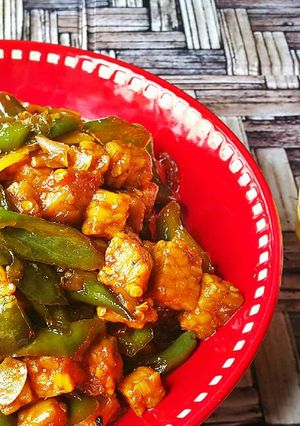 Foto resep Tempe Cabai Hijau Manis