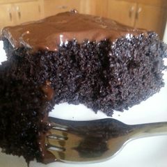 A picture of CHOCOLATE ZUCCHINI CAKE.