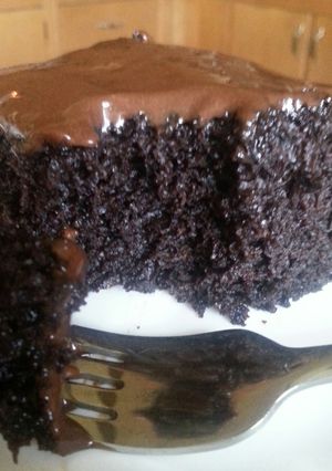 A picture of CHOCOLATE ZUCCHINI CAKE.
