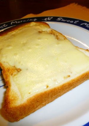 A picture of For a Lunch for One Sesame Cheese Toast.