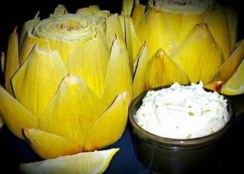 Popular Recipe Mikes Steamed Artichokes  Parmesan Aioli Practical Delicious