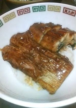 A picture of Mama's Eel Rice Bowl.