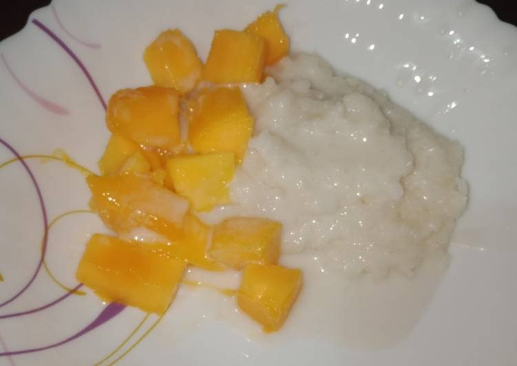 Simple Way to Prepare Any-night-of-the-week Mango Sticky Rice