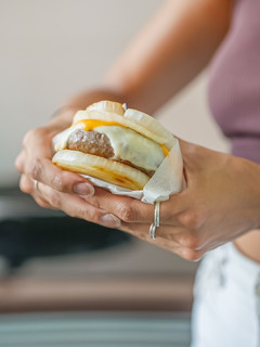 Una foto de Hamburguesa de cebolla