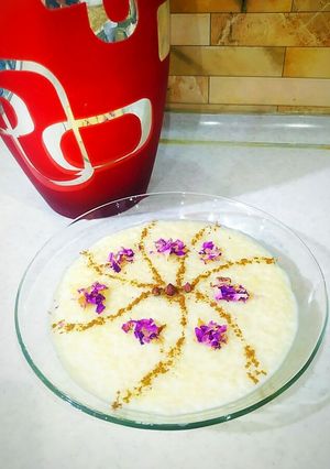عکسی از دستور شیر برنج