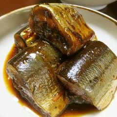 A picture of Pacific Saury Simmered in Ginger ☆ Rich, Sweet and Salty Straight from Your Pressure Cooker.