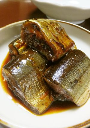 A picture of Pacific Saury Simmered in Ginger ☆ Rich, Sweet and Salty Straight from Your Pressure Cooker.