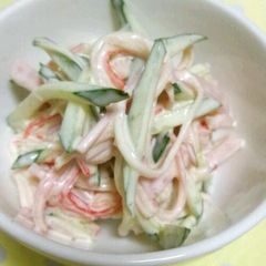 Crab Stick Salad (Great for Hand-rolled Sushi) A picture of Crab Stick Salad (Great for Hand-rolled Sushi).