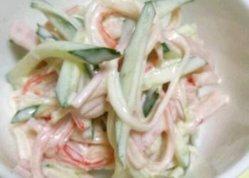Easiest Way to Prepare Appetizing Crab Stick Salad Great for Handrolled Sushi