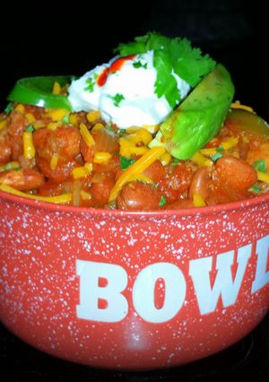 A picture of Mike's Kids Chili Bowl.