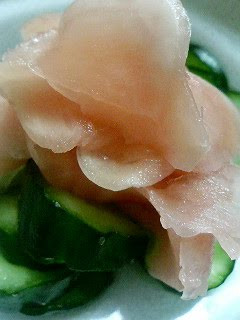 A picture of Pickled Fresh Ginger for Sushi (Gari)!.