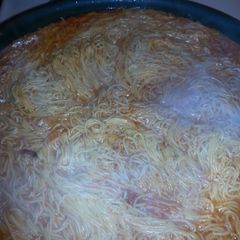 A picture of spaghetti mexicana roja.