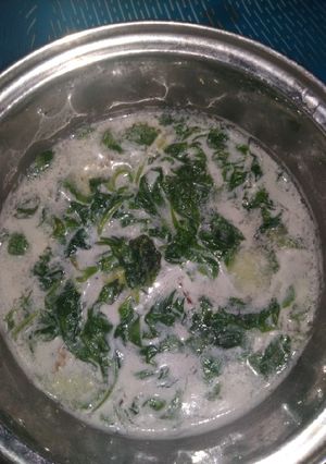 Foto resep Bobor bayam gambas