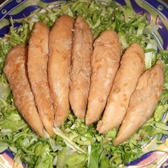 A picture of Chicken Tenders Garlic & Soy Sauce Fry.