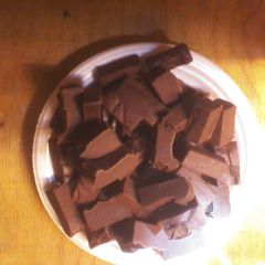 A picture of Easy five minute fudge. :-).
