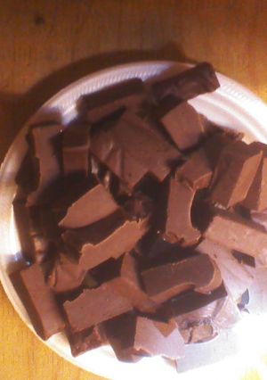 A picture of Easy five minute fudge. :-).