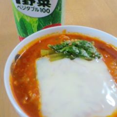 Low Calorie Shirataki Noodle Tomato Ramen A picture of Low Calorie Shirataki Noodle Tomato Ramen.