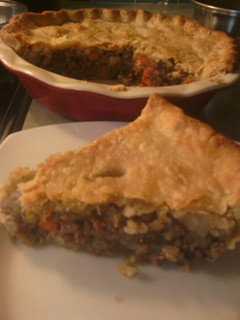A picture of sunshines beef pie.