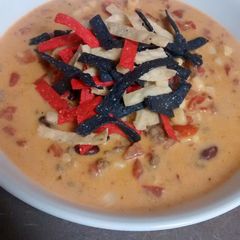 A picture of Cream Cheese Taco Soup.