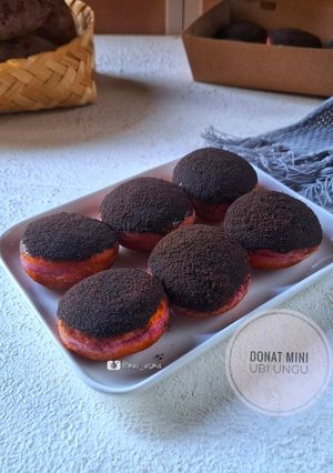 Foto resep Donat Mini Ubi Ungu