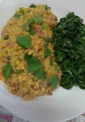 Foto de Canjiquinha com bacon e linguiça