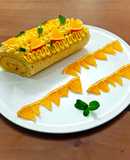 کیک رولت پرتقال 🍊 (Orange Roll Cake)