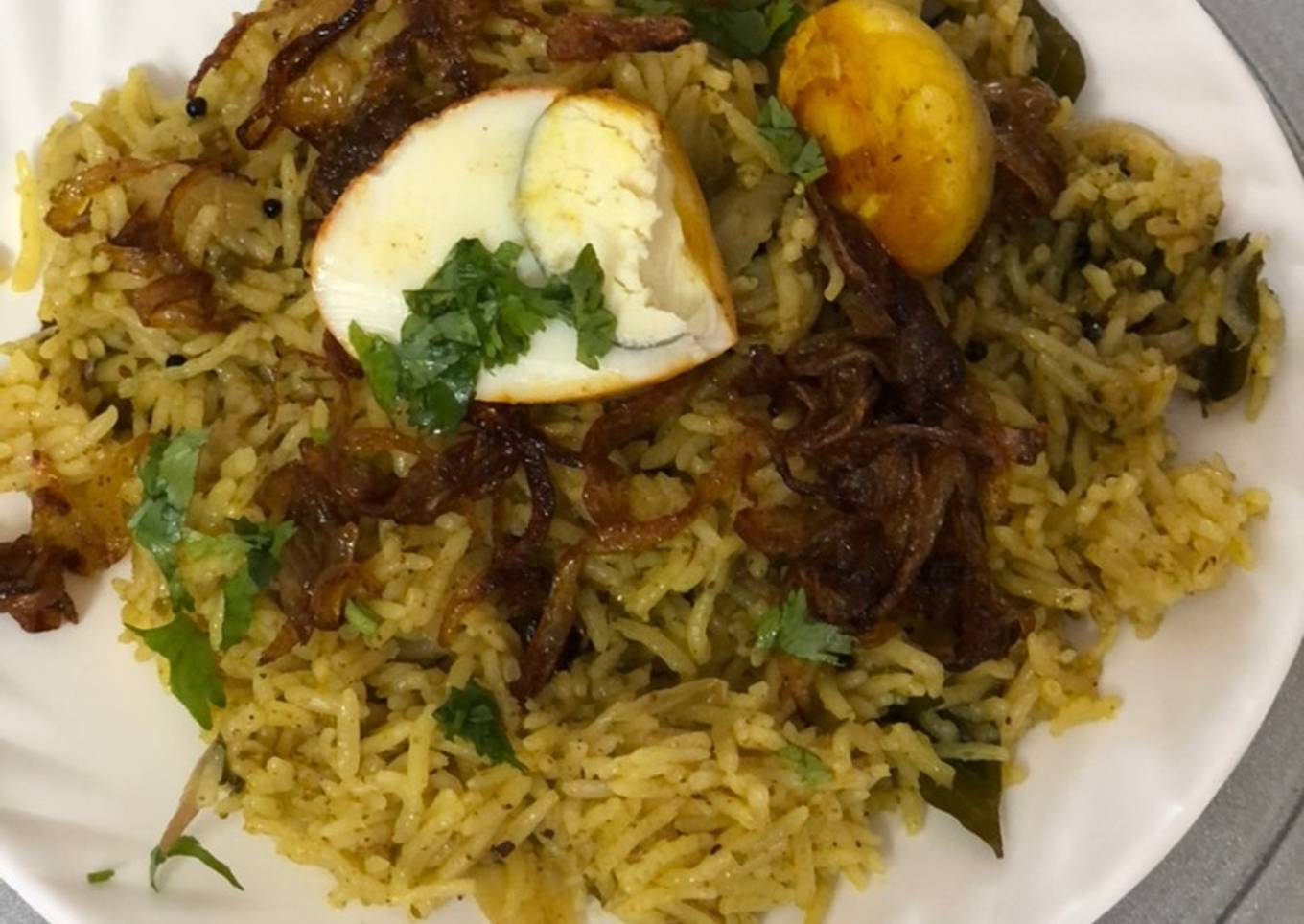 Southern Style Egg Biryani