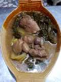 ตับไก่ต้มผักกาดดอง