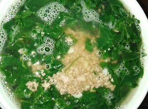Hình của món Canh rau ngót thịt băm.