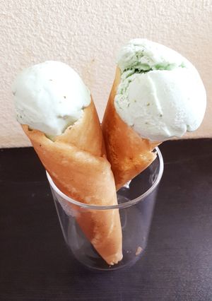 عکسی از دستور قیف بستنی خانگی(بدون فر)