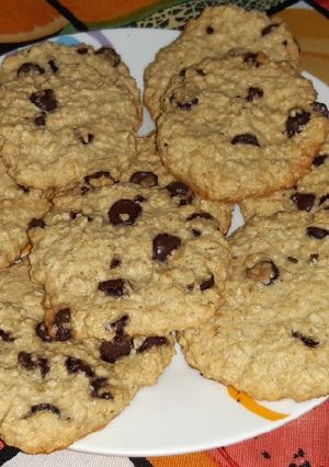 Una foto de Galletitas de avena y chips de chocolate express