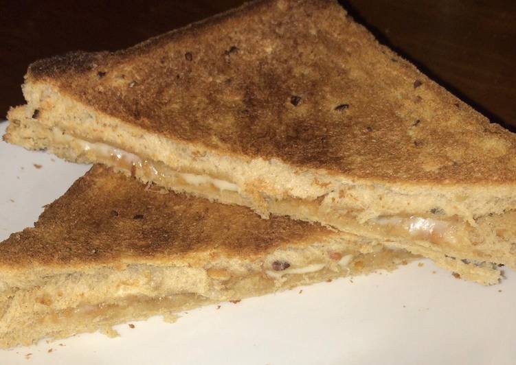 Mozarella Peanut Butter Toast