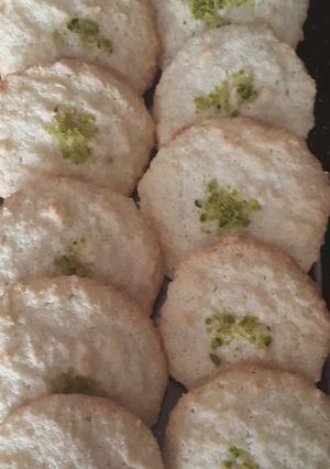 عکسی از دستور شیرینی نارگیلی