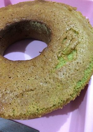 Foto resep Bolu panggang tape ketan hijau enak empuk anti bantet