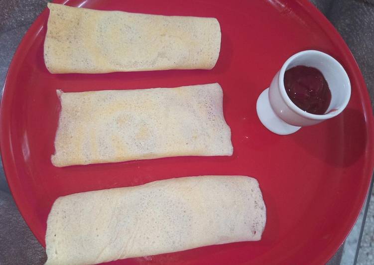 Easy Way to Make Ultimate Plain Rava Dosa