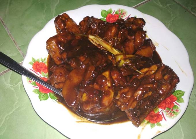 Ayam kecap bumbu jawa