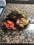 Costillas anchas selladas y al horno