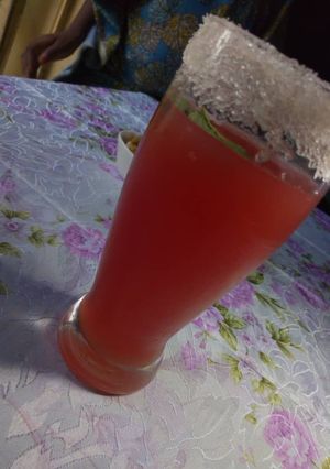 A picture of Watermelon lemonade.