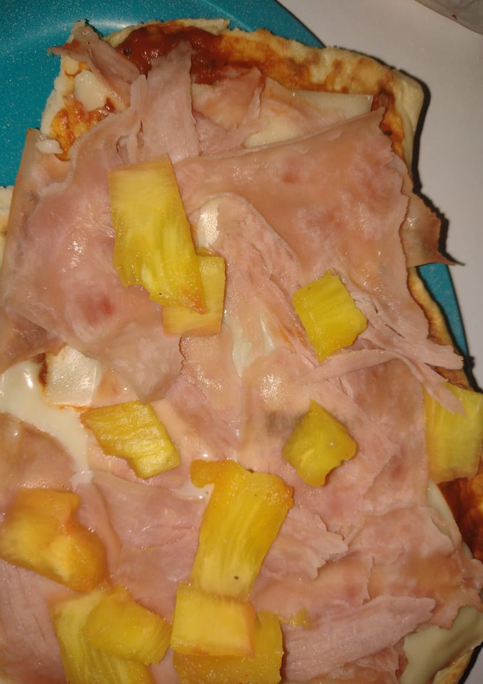 Una foto de Pizza