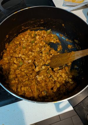 Una foto de Boloñesa vegana