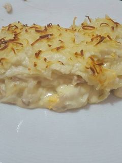 Una foto de Canelones de atún