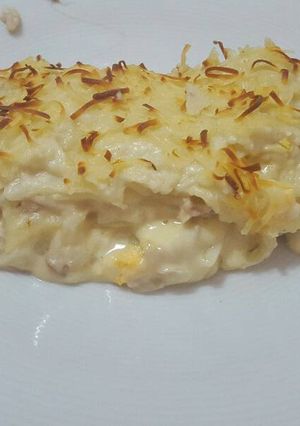 Una foto de Canelones de atún