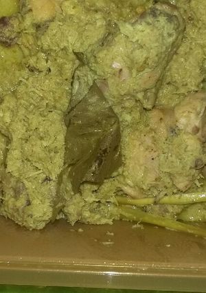 Foto resep Ungkep ayam goreng serundeng