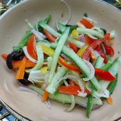 A picture of Rainbow Salad in my style.