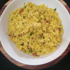 A picture of Kanda Poha.